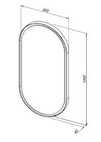 Товар: Зеркало Allen Brau Infinity 50 1.21016.BL с подсветкой Черное с сенсорным выключателем - фото 9 Зеркало Allen Brau Infinity 50 1.21016.BL с подсветкой Черное с сенсорным выключателем — фото 9, Мебель для ванной