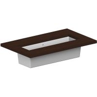 Раковина Scarabeo Gaia-Tech-Miky 87 8092 Белая — фото 3, Раковины встраиваемые снизу