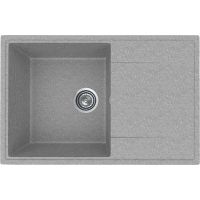 Кухонная мойка Ulgran Practik PR-M 735-003 Светло-серая — фото 1, Кухонные мойки