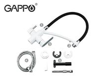 Смеситель для кухни Gappo G48 G4348 Белый Черный — фото 9, Смесители для кухни