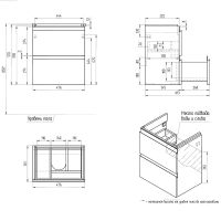 Товар: Тумба под раковину Cersanit Moduo Slim 50 64124 подвесная Белая - фото 9 Тумба под раковину Cersanit Moduo Slim 50 64124 подвесная Белая — фото 9, Мебель для ванной