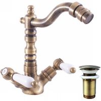 Смеситель для биде Rav Slezak Morava retro MK521.5/9SM Бронза — фото 1, Смесители для биде