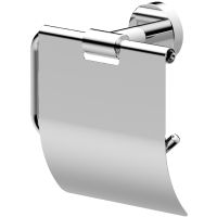 Держатель туалетной бумаги Whitecross Ergo chrome ER2262CR с крышкой Хром — фото 1, Держатели туалетной бумаги