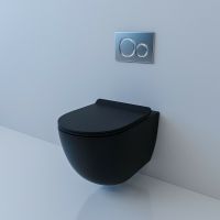 Унитаз Esbano Fortex ESUPFORTBM подвесной Черный матовый с сиденьем Микролифт — фото 2, Подвесные унитазы