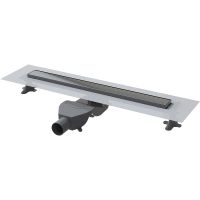 Душевой лоток Boheme Premium Linear 60 982-60-GM с решеткой Оружейная сталь — фото 1, Душевые лотки