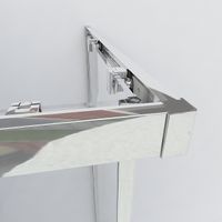 Душевой уголок Vincea Garda VSS-1G900CL 90x90 профиль Хром стекло прозрачное — фото 4, Квадратные душевые уголки