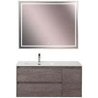 Товар: Тумба под раковину BelBagno Kraft 100 L KRAFT-1000-2C-1A-SO-CG-L подвесная Cemento Grigio - фото 9 Тумба под раковину BelBagno Kraft 100 L KRAFT-1000-2C-1A-SO-CG-L подвесная Cemento Grigio — фото 9, Тумбы под раковину