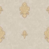 Обои Bernardo Bartalucci Gabriella 84136-5 Винил на флизелине (1,06*10,05) Бежевый, Дамаск — фото 1, Обои для стен
