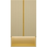 Товар: Подвесной шкаф Brevita Vega 60 VEG-08060-031 над стиральной машиной Бежевый матовый Золото - фото 3 Подвесной шкаф Brevita Vega 60 VEG-08060-031 над стиральной машиной Бежевый матовый Золото — фото 3, Мебель для ванной