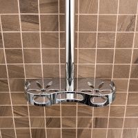 Душевой гарнитур Ростовская Мануфактура Сантехники RACK-4 Хром — фото 4, Душевое оборудование. Душевая программа