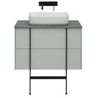 Тумба под раковину Allen Brau Reality 80 1.32005.PWM подвесная Папирус матовый — фото 26, Тумбы под раковину