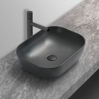 Товар: Раковина-чаша Vincea 51 VBS-101MA Антрацит матовый - фото 2 Раковина-чаша Vincea 51 VBS-101MA Антрацит матовый — фото 2, Раковины накладные