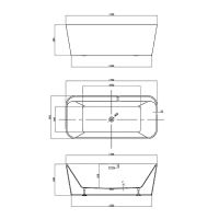 Товар: Акриловая ванна Vincea 170x80 VBT-401-1700 без гидромассажа - фото 5 Акриловая ванна Vincea 170x80 VBT-401-1700 без гидромассажа — фото 5, Акриловые ванны