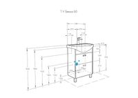 Товар: Тумба под раковину Aquaton Бекка PRO 60 1A196601BAC20 Белый Дуб сомерсет - фото 4 Тумба под раковину Aquaton Бекка PRO 60 1A196601BAC20 Белый Дуб сомерсет — фото 4, Мебель для ванной