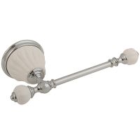 Держатель туалетной бумаги Migliore Olivia 17482 Хром Белый — фото 1, Держатели туалетной бумаги