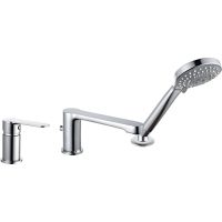 Смеситель на борт ванны Aquanet Passion AF300-63С 216759 Хром — фото 1, Смесители на борт ванны