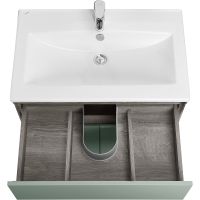 Тумба под раковину Aquaton Форест 75 1A278301FR9C0 Дуб рошелье Сумеречный голубой — фото 5, Мебель для ванной