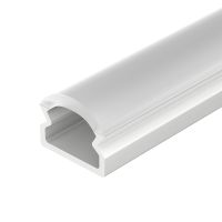 Профиль алюминиевый Arlight 023303 накладной Белый — фото 1, Профили для светодиодных лент