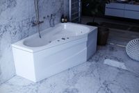 Акриловая ванна Aquatek Медея 170x95 R MED180-0000038 без гидромассажа с фронтальной панелью с каркасом (вклеенный) со слив-переливом — фото 3, Акриловые ванны