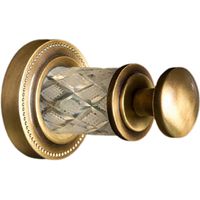 Крючок Boheme Murano Cristal 10906-CRST-BR Бронза — фото 1, Крючки для полотенец