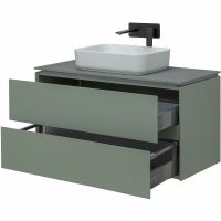 Товар: Тумба под раковину Allen Brau Infinity 100 1.21003.CGM подвесная Олива матовая - фото 12 Тумба под раковину Allen Brau Infinity 100 1.21003.CGM подвесная Олива матовая — фото 12, Тумбы под раковину