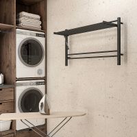 Товар: Электрический полотенцесушитель Terminus Горизонт П8 1000х600 4670078543325 с полкой Черный муар - фото 5 Электрический полотенцесушитель Terminus Горизонт П8 1000х600 4670078543325 с полкой Черный муар — фото 5, Электрические полотенцесушители