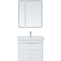 Тумба под раковину Aquanet Ирис new 70 подвесная Белый глянец арт-310149 — фото 8, Тумбы под раковину