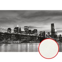 Фреска Ortograf Небоскребы 3654 Фактура флок FLK Флизелин (4*2,7) Серый, Город — фото 1, Фрески