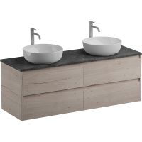 Товар: Тумба под раковину BelBagno Kraft 140 KRAFT-1400-4C-SO-2-RGB подвесная Rovere Galifax Bianco - фото 13 Тумба под раковину BelBagno Kraft 140 KRAFT-1400-4C-SO-2-RGB подвесная Rovere Galifax Bianco — фото 13, Тумбы под раковину