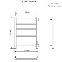 Товар: Электрический полотенцесушитель Ника Step-3 60/40 Белый матовый - фото 3 Электрический полотенцесушитель Ника Step-3 60/40 Белый матовый — фото 3, Электрические полотенцесушители