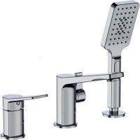 Смеситель на борт ванны Frap H61 F1161 Хром — фото 1, Смесители на борт ванны