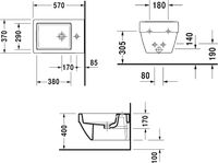 Товар: Биде Duravit Vero Air 2274150000 подвесное Белое - фото 4 Биде Duravit Vero Air 2274150000 подвесное Белое — фото 4, Биде подвесные
