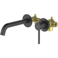 Смеситель для раковины Aquatek Европа AQ1313MB Черный матовый — фото 1, Смесители для раковины