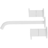 Смеситель для раковины Cezares Leaf LEAF-BLI3L-BIO Белый матовый — фото 4, Смесители