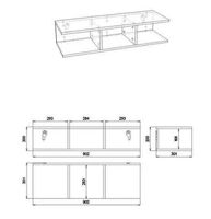 Товар: Полка Бриклаер Кристалл 90 4627125414794 Муссон - фото 5 Полка Бриклаер Кристалл 90 4627125414794 Муссон — фото 5, Мебель для ванной