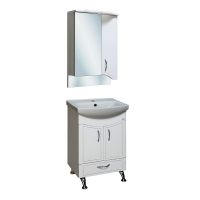 Товар: Зеркальный шкаф Runo Севилья 50 R 00000000799 с подсветкой Белый - фото 2 Зеркальный шкаф Runo Севилья 50 R 00000000799 с подсветкой Белый — фото 2, Зеркальные шкафы в ванную