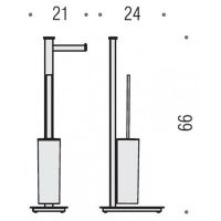 Товар: Напольная стойка Colombo Design Units B9107D.NM Черная матовая - фото 2 Напольная стойка Colombo Design Units B9107D.NM Черная матовая — фото 2, Стойки - набор держателей