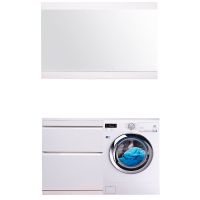 Тумба под раковину Style Line Даллас Люкс Plus 130 СС-00002348 Белая — фото 4, Мебель для ванной