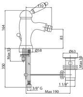 Товар: Смеситель для биде Cezares Elite ELITE-BSM1-03/24-M Золото 24 карата - фото 2 Смеситель для биде Cezares Elite ELITE-BSM1-03/24-M Золото 24 карата — фото 2, Смесители
