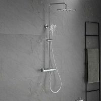 Товар: Душевая система Vincea Next VSFS-1N0TCH с термостатом Хром - фото 2 Душевая система Vincea Next VSFS-1N0TCH с термостатом Хром — фото 2, Душевые стойки