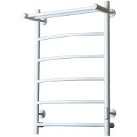 Электрический полотенцесушитель Тругор ПЭК 5П СП 80x50 с полкой Белый — фото 2, Электрические полотенцесушители