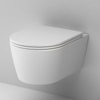 Унитаз AM.PM Func FlashClean C8F1700MWSC подвесной Белый матовый с сиденьем Микролифт — фото 5, Подвесные унитазы