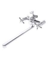 Смеситель для ванны Orange OneLife P03-211cr универсальный Хром — фото 4, Смеситель для ванны