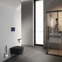 Унитаз AM.PM Func FlashClean C8F1701MBSC подвесной Черный матовый с сиденьем Микролифт — фото 16, Унитазы