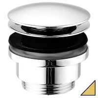 Товар: Донный клапан Webert Aria AC0405010 click-clack Золото - фото 1 Донный клапан Webert Aria AC0405010 click-clack Золото — фото 1, Донные клапаны