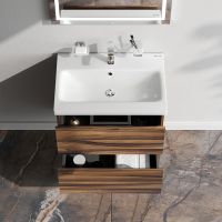 Товар: Тумба под раковину AM.PM Gem 60 M90FHX0602HF подвесная Орех - фото 4 Тумба под раковину AM.PM Gem 60 M90FHX0602HF подвесная Орех — фото 4, Мебель для ванной