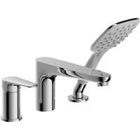 Смеситель на борт ванны Bravat Iguassu F5173218CP-1-RUS Хром — фото 1, Смесители на борт ванны