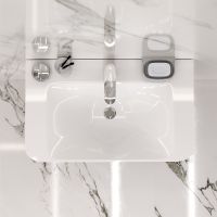 Тумба под раковину AM.PM Sensation 80 M30FHX0802NF подвесная Орех — фото 3, Тумбы под раковину