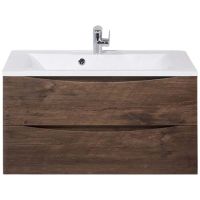 Тумба под раковину BelBagno Marino 80 MARINO-800-2C-SO-RW-P подвесная Rovere Moro — фото 1, Тумбы под раковину