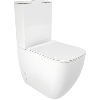 Унитаз компакт Ceruttispa Chika CT8708 с бачком и сиденьем Микролифт — фото 2, Напольные унитазы